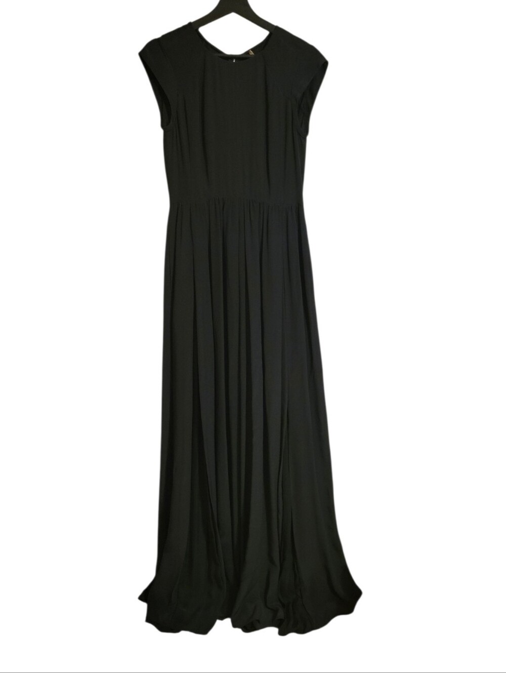 Rebecca Taylor Black Silk Formal Maxi Dress